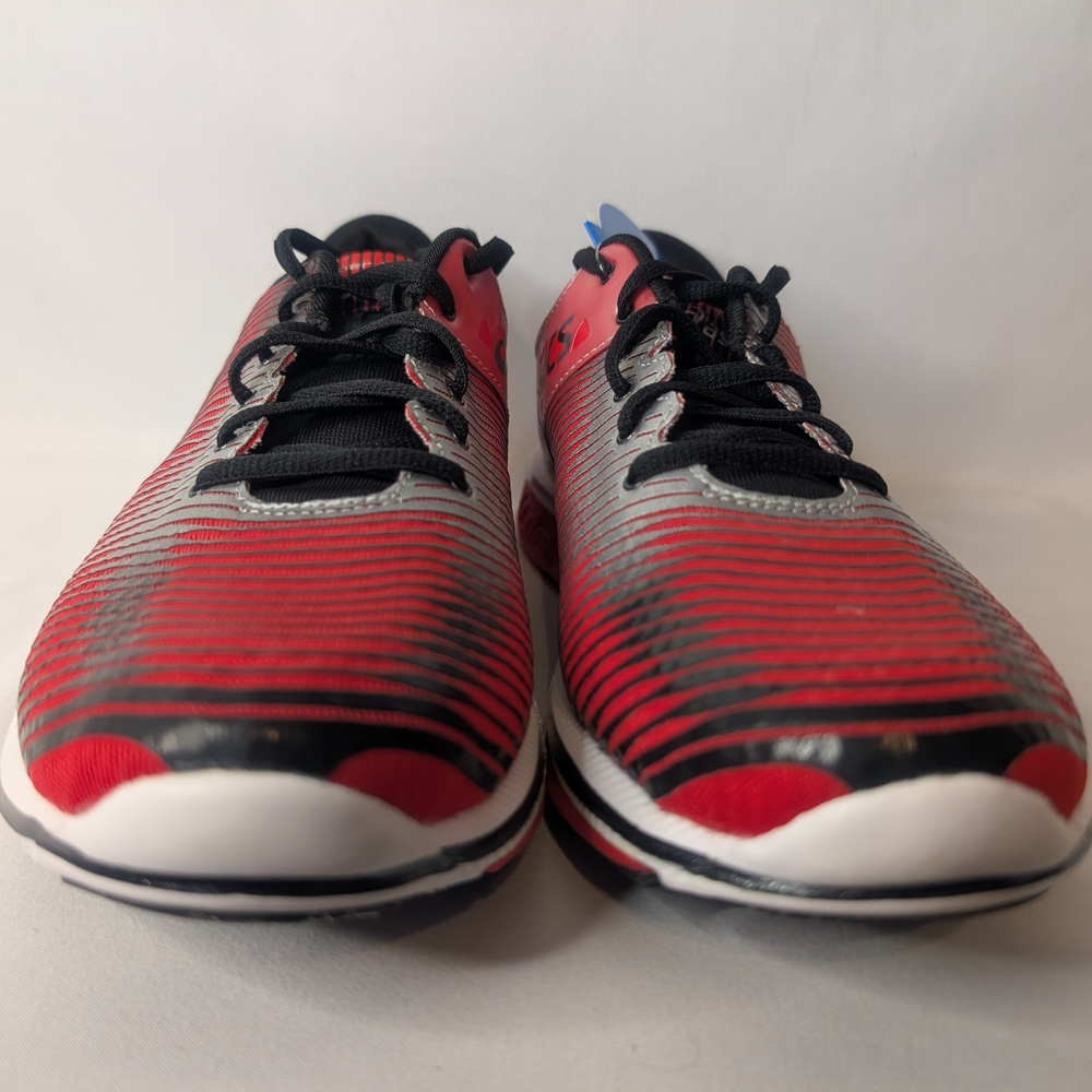 NIB ASICS Gel-Super J33 Men's Size 9 Red and Black Running Shoes - Picture 2 of 8